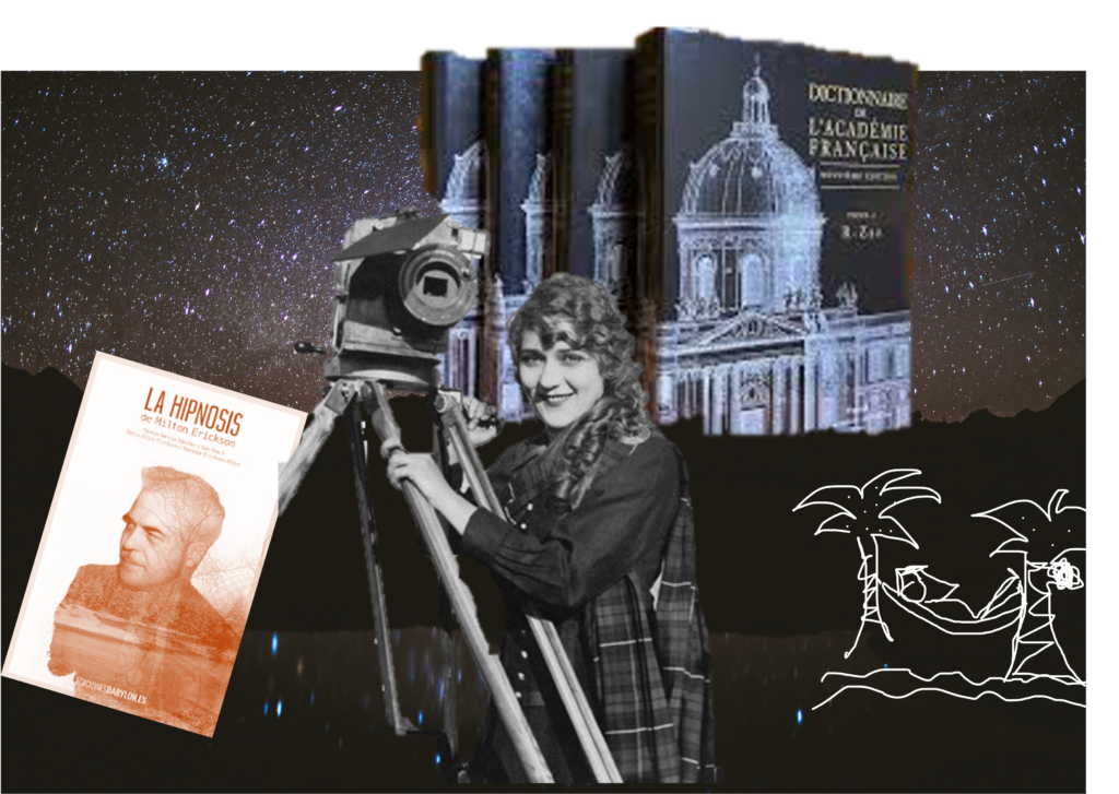 l'hypnose processus d'activation de nos ressources Collage numérique représentant les ressources à mobiliser en hypnose selon Milton Erickson